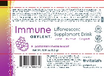 Immune Oxylent Immune Oxylent Effervescent Supplement Drink Blackberry-Lemon Boost - effervescent supplement drink