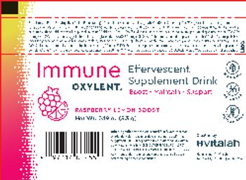 Immune Oxylent Immune Oxylent Effervescent Supplement Drink Raspberry-Lemon Boost - effervescent supplement drink