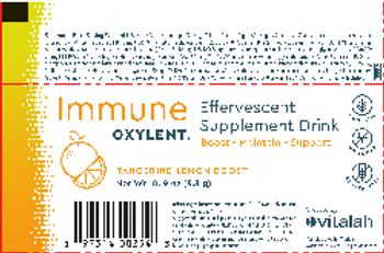 Immune Oxylent Immune Oxylent Effervescent Supplement Drink Tangerine-Lemon Boost - effervescent supplement drink