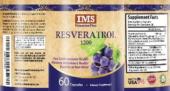 IMS VitaminsPlus Resveratrol 1200 - supplement