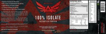 ImSoAlpha 100% Isolate Chocolate Milkshake - supplement