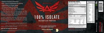 ImSoAlpha 100% Isolate Vanilla Milkshake - supplement