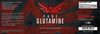 ImSoAlpha Pure Glutamine - supplement