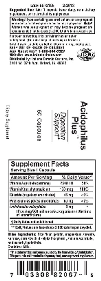 Indiana Botanic Gardens Acidophilus Plus - supplement