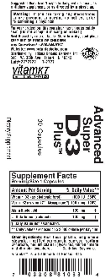 Indiana Botanic Gardens Advanced Super D3 Plus - supplement