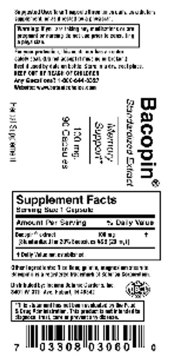 Indiana Botanic Gardens Bacopin Standardized Extract 100 mg - herbal supplement