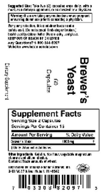 Indiana Botanic Gardens Brewer's Yeast - supplement