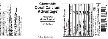 Indiana Botanic Gardens Chewable Coral Calcium Advantage - supplement