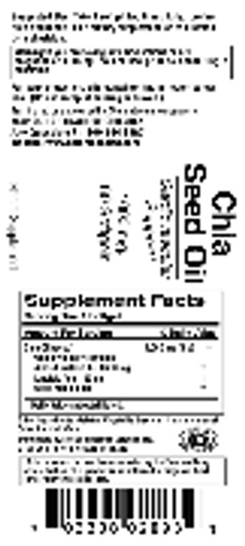 Indiana Botanic Gardens Chia Seed Oil 1000 mg - herbal supplement