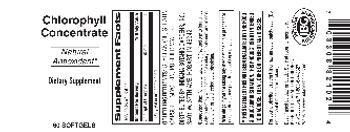 Indiana Botanic Gardens Chlorophyll Concentrate - supplement