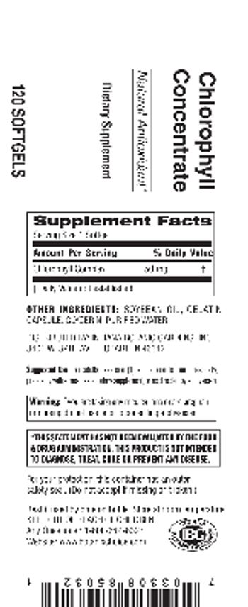 Indiana Botanic Gardens Chlorophyll Concentrate - supplement