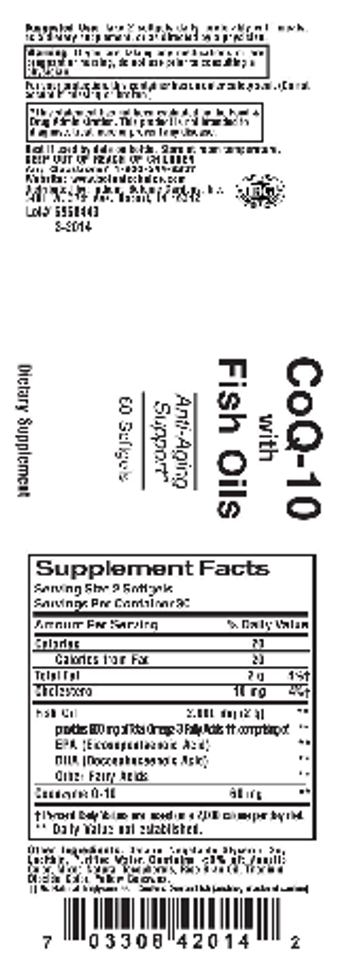 Indiana Botanic Gardens CoQ-10 with Fish Oils - supplement