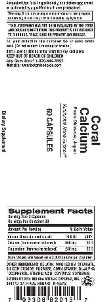 Indiana Botanic Gardens Coral Calcium - supplement