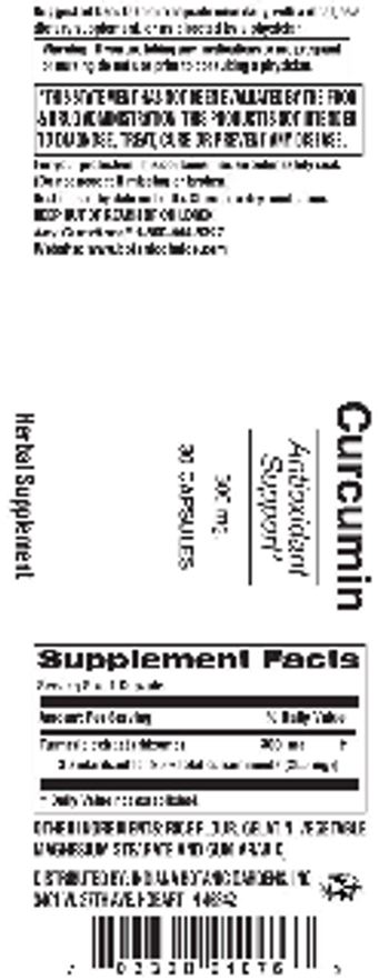 Indiana Botanic Gardens Curcumin 300 mg - herbal supplement