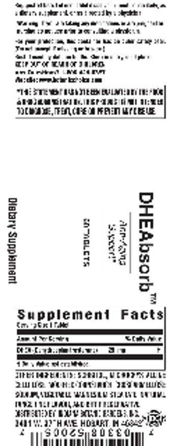 Indiana Botanic Gardens DHEAbsorb - supplement