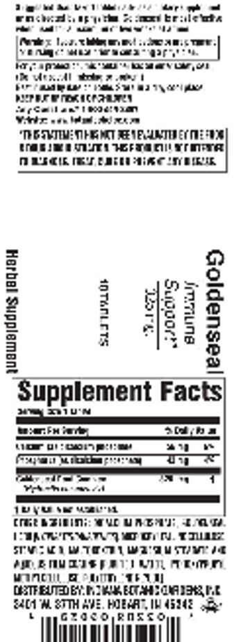 Indiana Botanic Gardens Goldenseal 325 mg - herbal supplement