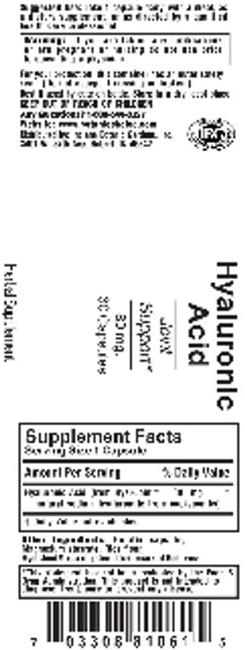 Indiana Botanic Gardens Hyaluronic Acid - herbal supplement