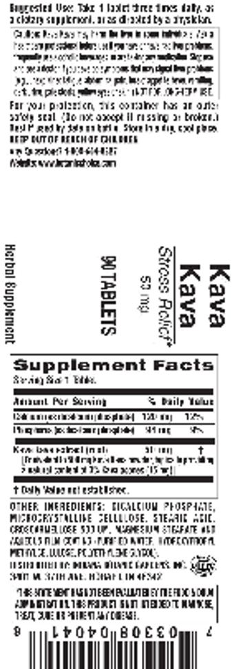 Indiana Botanic Gardens Kava Kava 50 mg - herbal supplement