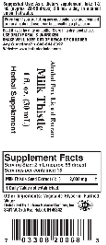 Indiana Botanic Gardens Milk Thistle - herbal supplement