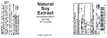 Indiana Botanic Gardens Natural Soy Extract - herbal supplement