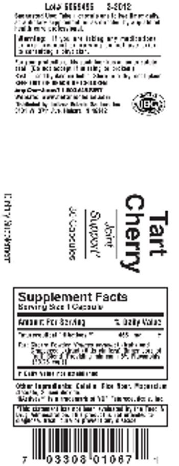 Indiana Botanic Gardens Tart Cherry - supplement