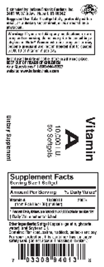 Indiana Botanic Gardens Vitamin A - supplement