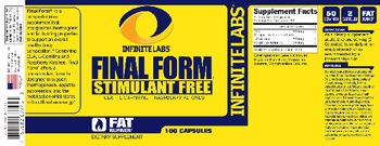 Infinite Labs Final Form - supplement