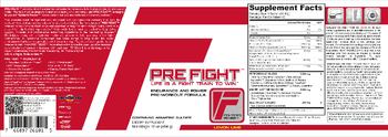 Infinite Labs Pre Fight Lemon Lime - supplement