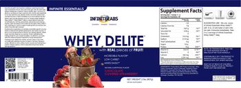 Infinite Labs Whey Delight Chocolate Covered Starwberry - supplement