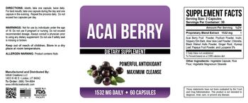 Infiniti Creations Acai Berry - supplement