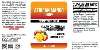 Infiniti Creations African Mango Drops - supplement