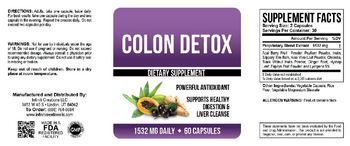 Infiniti Creations Colon Detox - supplement