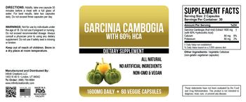 Infiniti Creations Garcinia Cambogia with 60% HCA - supplement