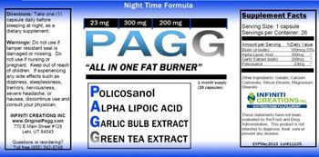 Infiniti Creations PAGG Night Time Formula - 