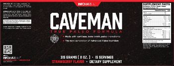 InfoWars Life CaveMan True Paleo Formula Strawberry Flavor - supplement