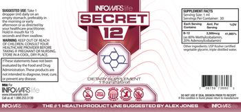 InfoWars Life Secret 12 - supplement