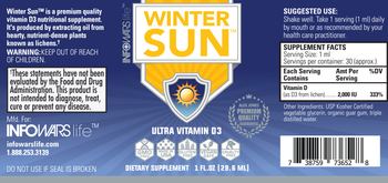 InfoWars Life Winter Sun - supplement