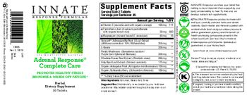 Innate Response Formulas Adrenal Response Complete Care - herbal supplement