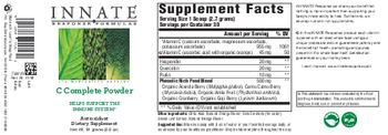 Innate Response Formulas C Complete Powder - supplement