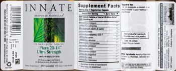 Innate Response Formulas Flora 20-14 Ultra Strength - supplement