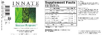 Innate Response Formulas Immune Response - supplement