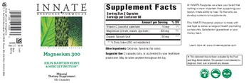 Innate Response Formulas Magnesium 300 - mineral supplement