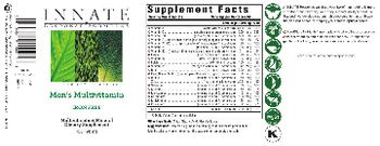 Innate Response Formulas Men's Multivitamin Iron Free - multivitamin mineral supplement