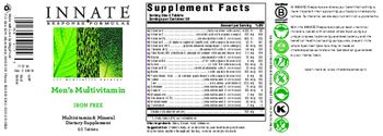 Innate Response Formulas Men's Multivitamin - multivitamin mineral supplement