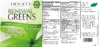 Innate Response Formulas Renewal Greens - supplement