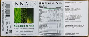 Innate Response Formulas Skin, Hair & Nails - supplement