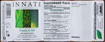Innate Response Formulas Vitamin C-400 - supplement