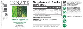 Innate Response Formulas Vitamin D3 5000 IU - multivitamin supplement