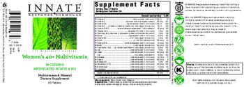 Innate Response Formulas Women's 40+ Multivitamin - multivitamin mineral supplement