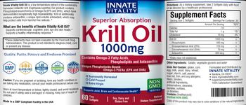Innate Vitality Krill Oil 1000 mg - natural supplement